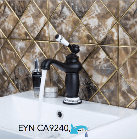 Črna kopalniška armatura EYN CA9240