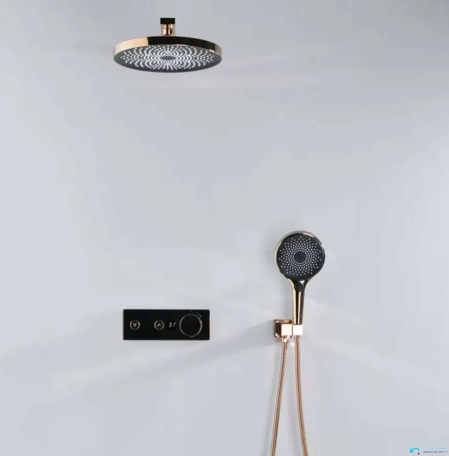 Luksuzni Termostatski Podometni Tus Sistem Elite Edition Bcs1603 Z Zaslonom Premium Linija 1