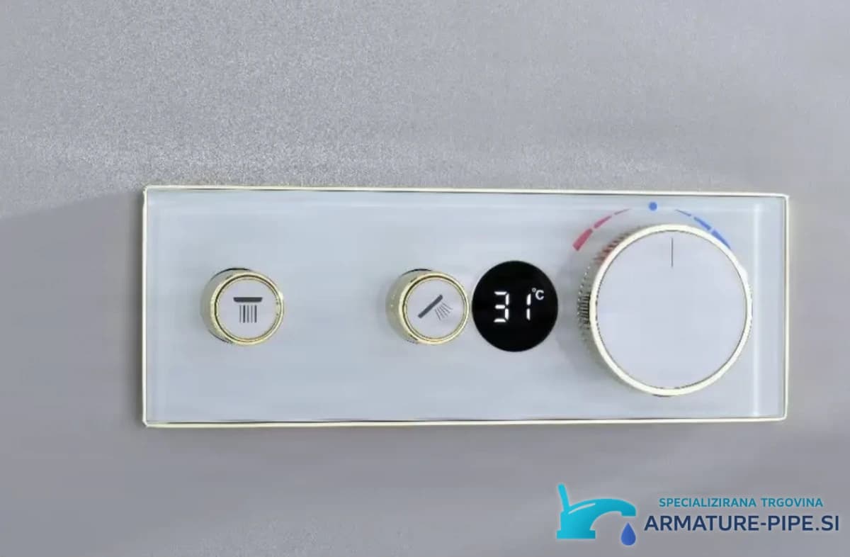 Luksuzni Termostatski Podometni Tus Sistem Elite Edition Bcs1603 Z Zaslonom Premium Linija 8