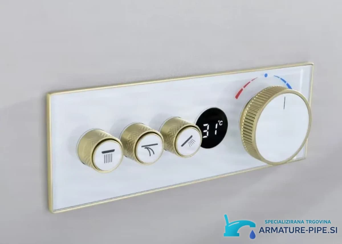 Luksuzni Termostatski Podometni Tus Sistem Elite Edition Bcs1603 Z Zaslonom Premium Linija 9